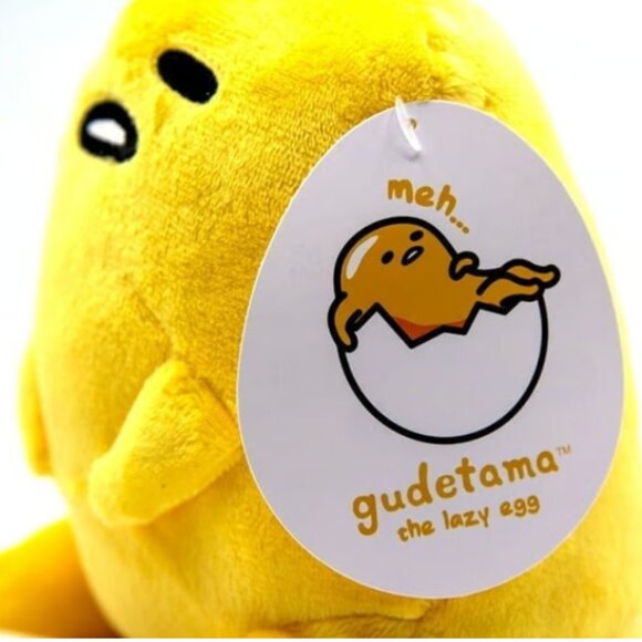 8" Classic Gudetama The Lazy Egg from Sanrio Collection BNWT - Picture 5 of 6